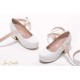Iris Corolla Customize A Strap Up Chunky Platform Shoes(Reservation/4 Colours/Full Payment Without Shipping)